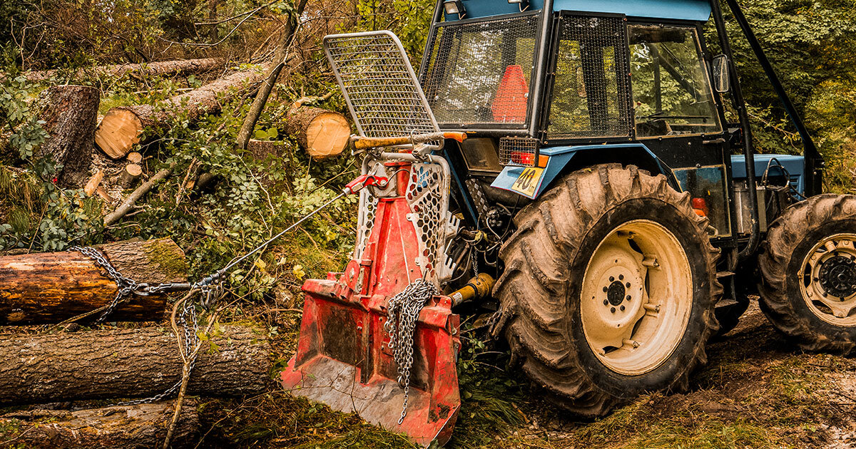 Treuil forestier : matériel forestier CMS étrier de chaîne débardage