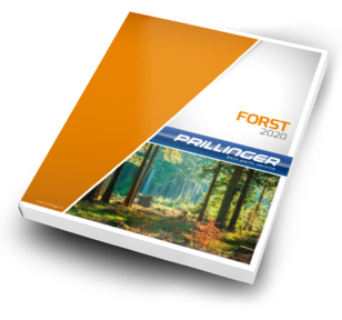 Dieses Bild zeigt den PRILLINGER-Katalog zum Thema Forst 2020.