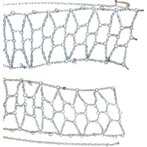 Snežne verige z mrežastim vzorcem